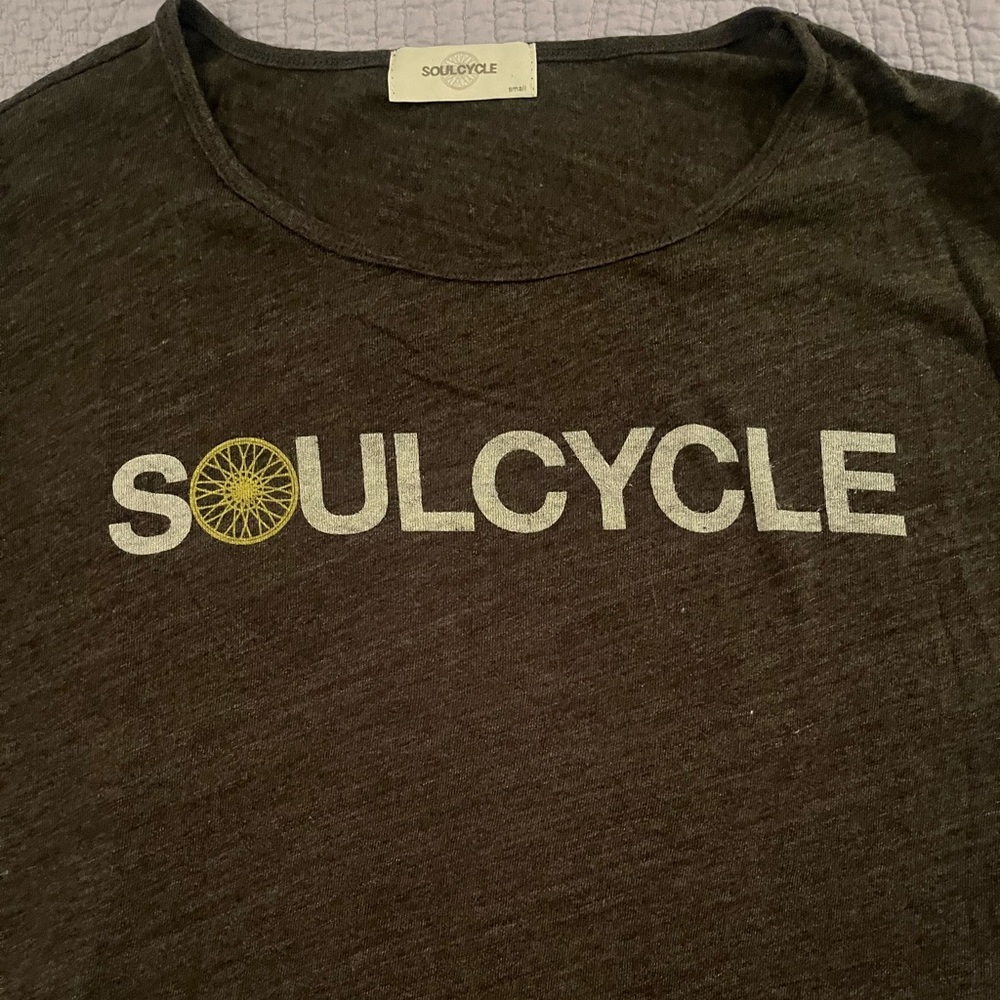 Authentic Soul Cycle loose fitting too - gray size small